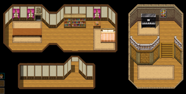 屋内用の斜め壁、手すりなど rpgmaker1.png