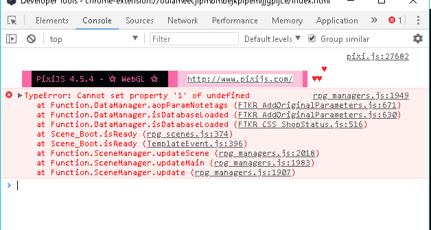 【解決済】フトコロ様のFTKR_AddOriginalParametersについて エラーコンソール.PNG