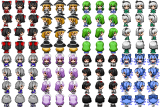 東方キャラチップ：自機組その1 walk1.1.png