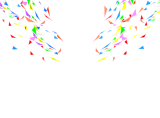 カラフル破片が飛び散ってる戦闘背景 HahenBack1b.png