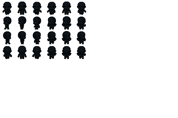 黒い人