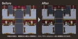 【デフォルトマップを格上げ】（SF）メリハリのある画面に仕上がるデフォルト改変タイルセット Tileset_BiforeAfter_SF03.jpg