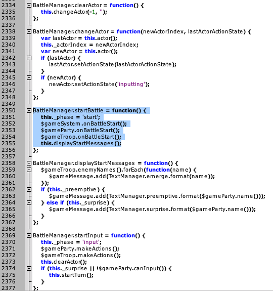 【解決済み】『rpg_managers.js』を書き換えて、特定スイッチON時のみ「〜が出現！」のメッセージを非表示にしたい screenshot.png