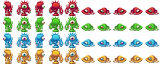 ゲイザー（モンスター）の歩行グラフィック 7色 gazer_color_a.gif