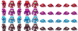 ゲイザー（モンスター）の歩行グラフィック 7色 gazer_color_b.gif