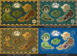 【デフォルトマップを格上げ】レトロファンタジー風ワールドマップ 改変&装飾タイルセット 全3種 World_Tilesets_all_cap.jpg