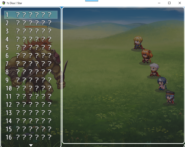 zukan1.PNG (760.39 KiB) 閲覧された回数 8569 回 戦闘中も確認できるモンスター図鑑のプラグイン zukan1.PNG