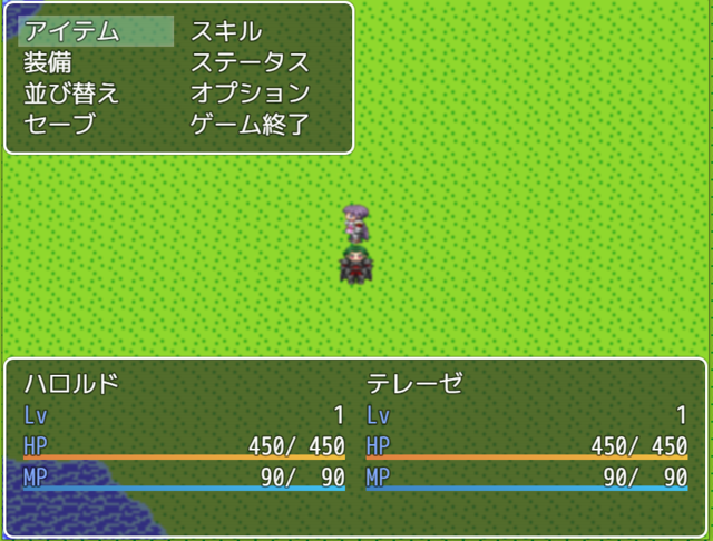 【解決済】戦闘中のPTウィンドウの表示について 通常画面.PNG