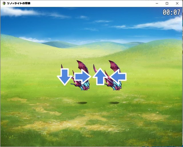 敵の攻撃が来る前にコマンド入力して敵の攻撃をよけるプラグインの実現のために キャプチャ.JPG