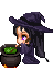 ハロウィンの魔女 魔女-薬.gif