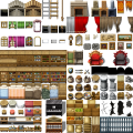 ベッドで寝るための素材 Bed_shita.png