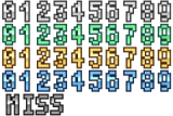 ダメージフォント素材4種 DamageN03.png