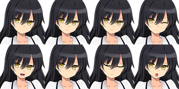 特典の顔グラその1 先輩、姉御系キャラ.png