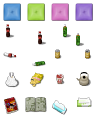 ペットボトル、缶、スナック菓子、カップ麺、コンビニ袋など s_tem.png