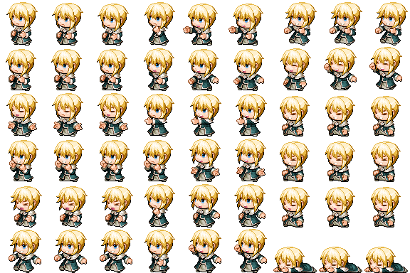 勇者一行と魔王の戦闘モーション 魔導師_戦闘.png