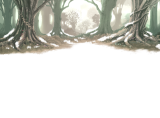 雪が積もった森の戦闘用背景 SnowForest.png