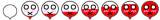 「赤面」バルーン sekimenballoon.png